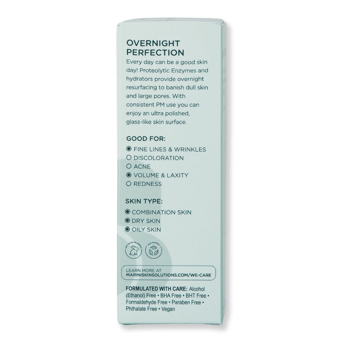 Marini SkinSolutions Marini SkinSolutions Night Zyme Overnight Glass Skin Resurfacing Complex Night Creams 
