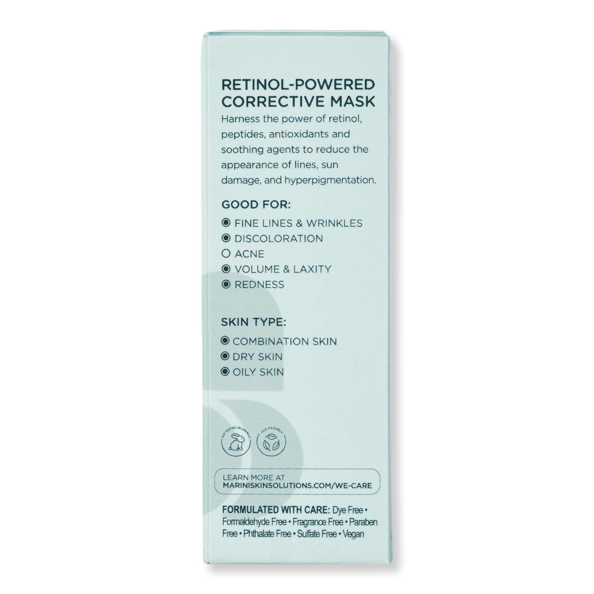 Marini SkinSolutions Marini SkinSolutions Retinol Plus Mask Face Masks 