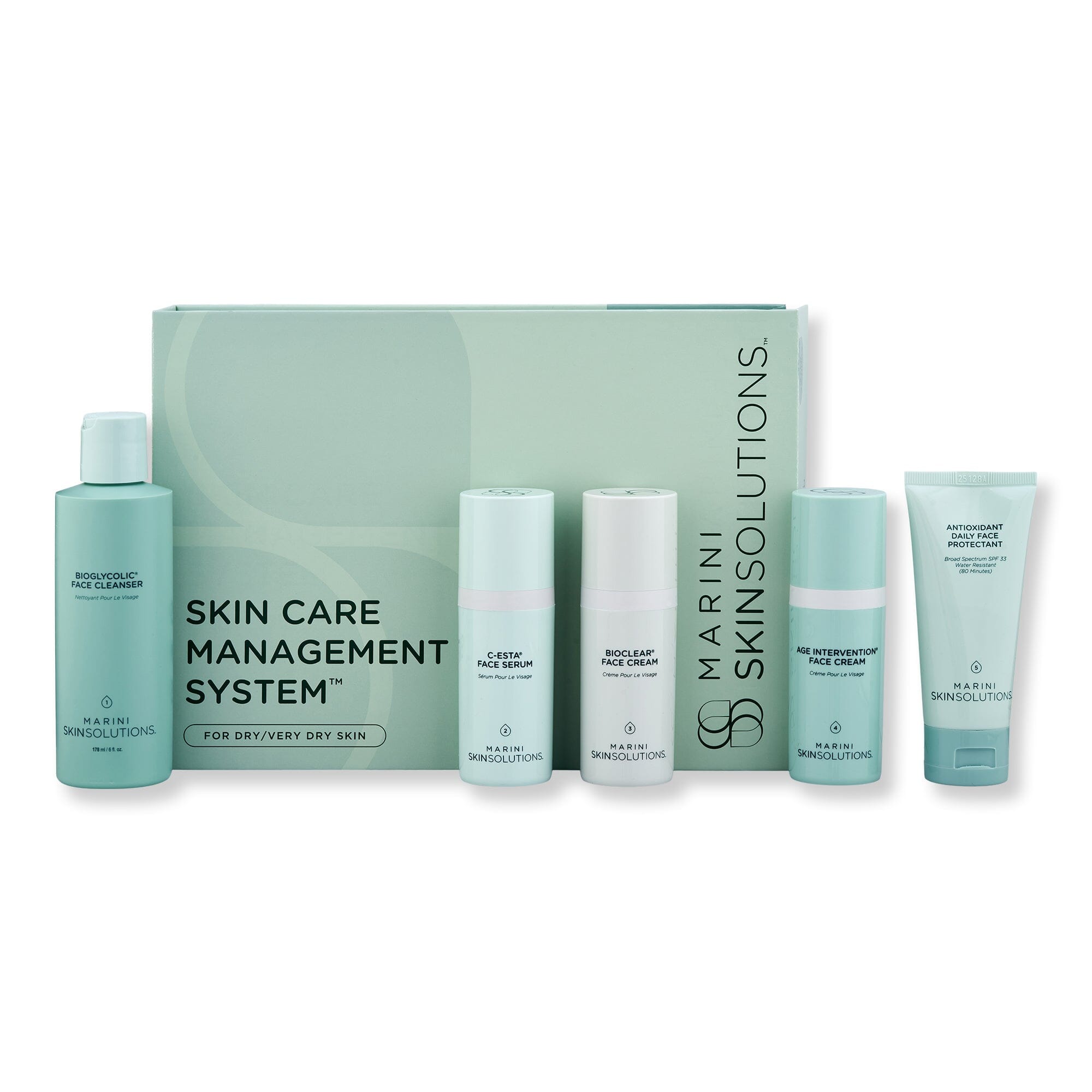 Marini SkinSolutions Marini SkinSolutions Skin Care Management System Dry / Very Dry SPF 33 Skin Care Kits 
