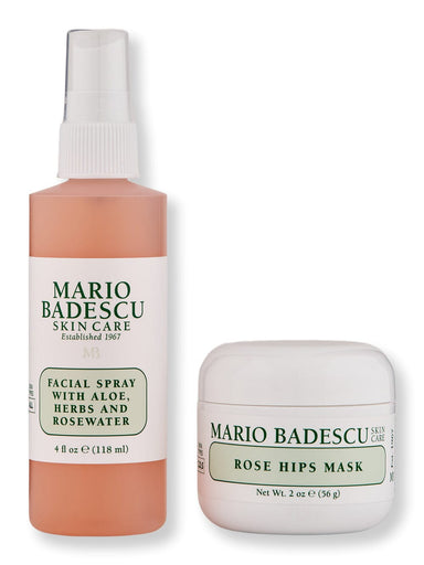 Mario Badescu Mario Badescu Rose Hips Mask 2 oz & Facial Spray With Aloe, Herbs and Rosewater 4 oz Skin Care Kits 