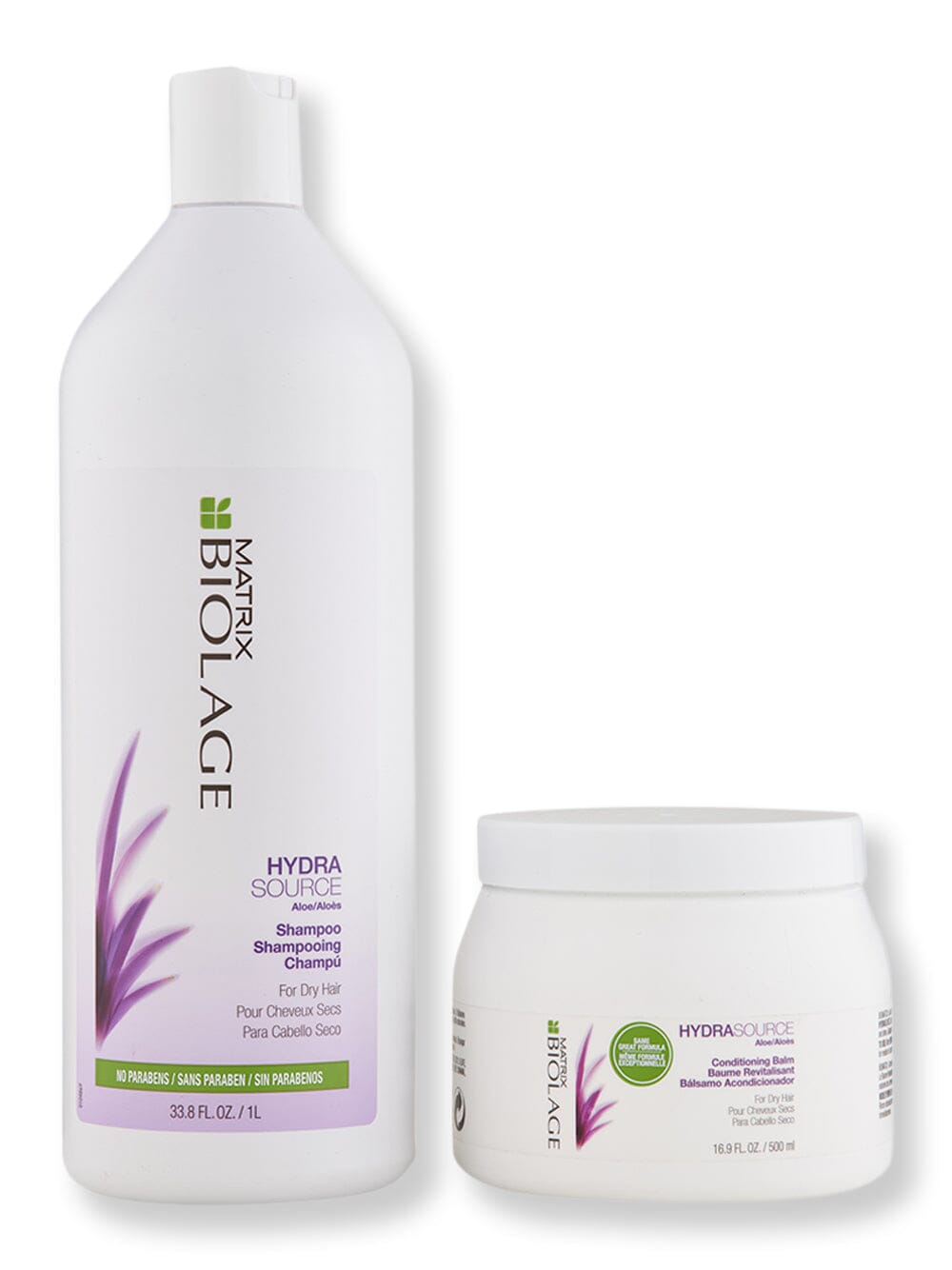 Matrix Matrix Biolage HydraSource Shampoo 1L & Conditioning Balm 500 ml Hair Care Value Sets 