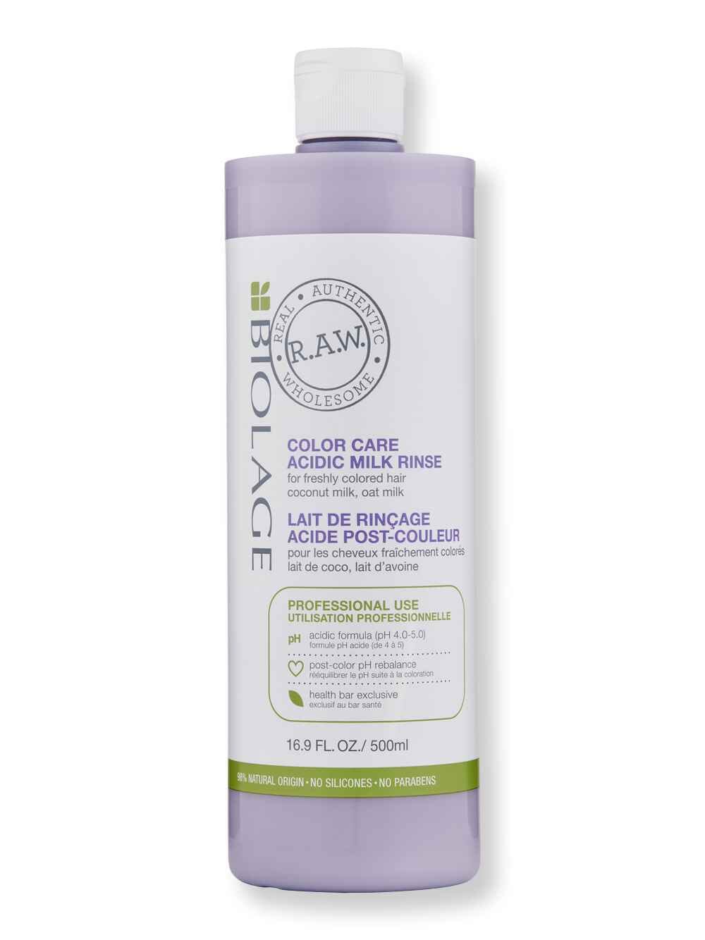 Matrix Matrix Biolage Raw Color Care Acidic Milk Rinse 16.9 oz500 ml Hair & Scalp Repair 