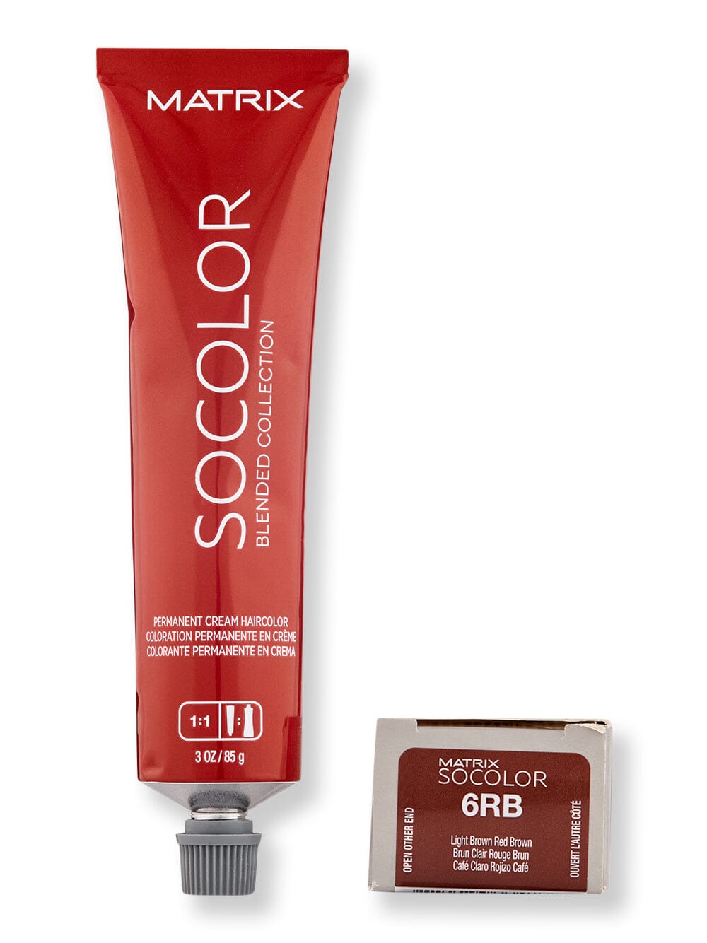 Matrix Matrix SoColor Blended Hair Color 3 oz 6RB Light Brown Red Brown 