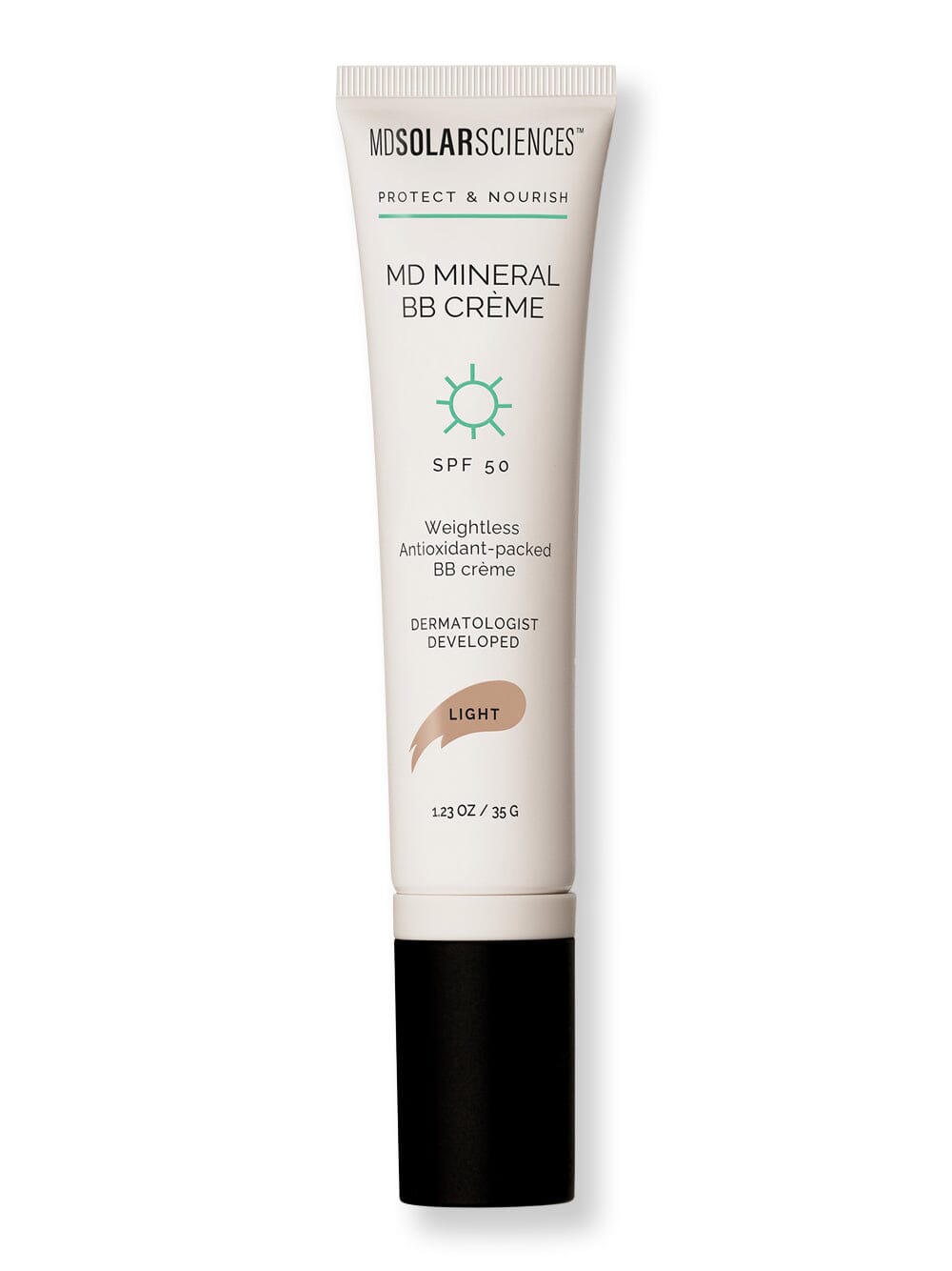 MDSolarSciences MDSolarSciences MD Mineral BB Creme SPF 50 BB & CC Creams 1.23 oz Light 