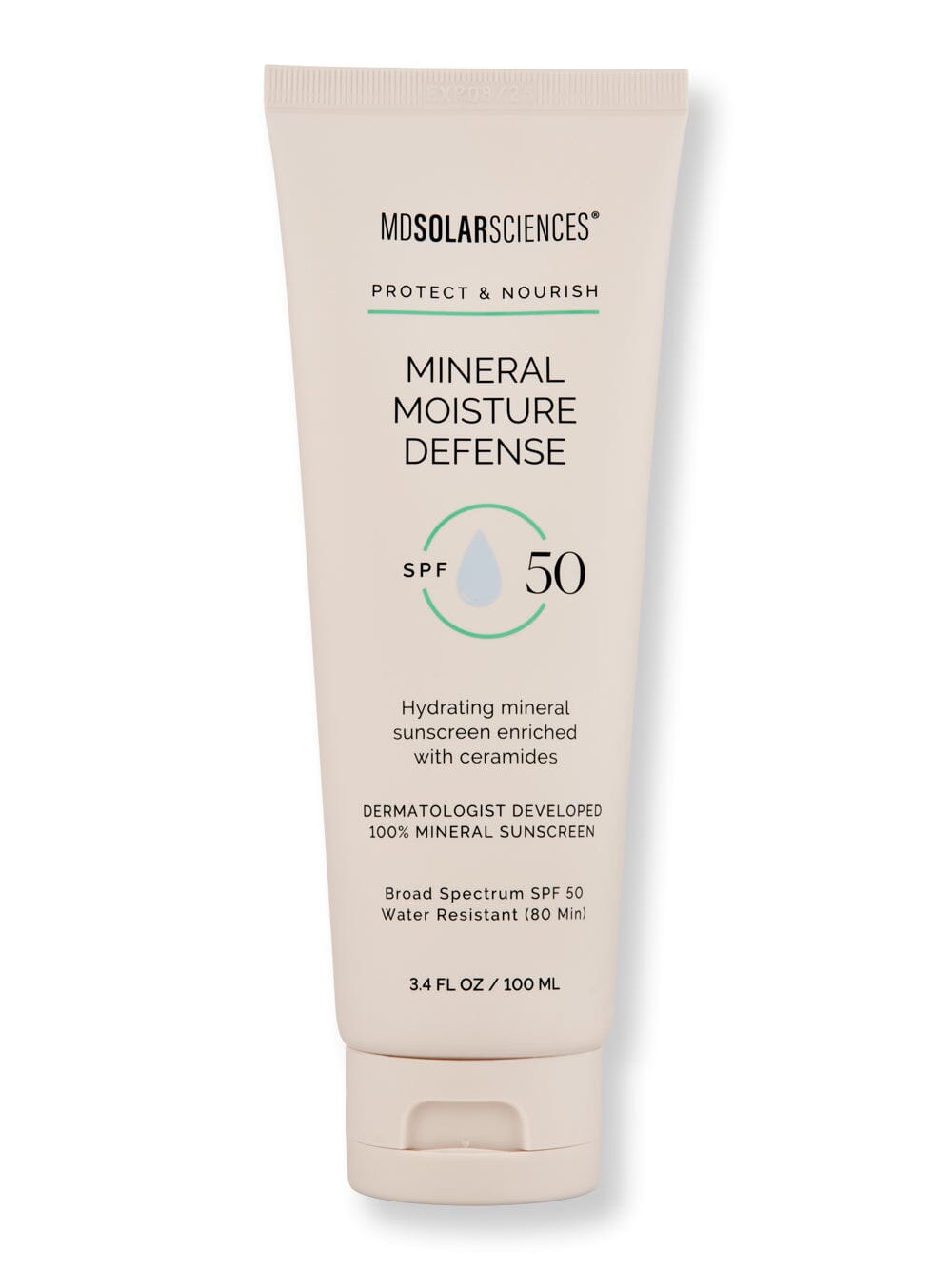 MDSolarSciences MDSolarSciences Mineral Moisture Defense SPF 50 3.4 oz Body Sunscreens 