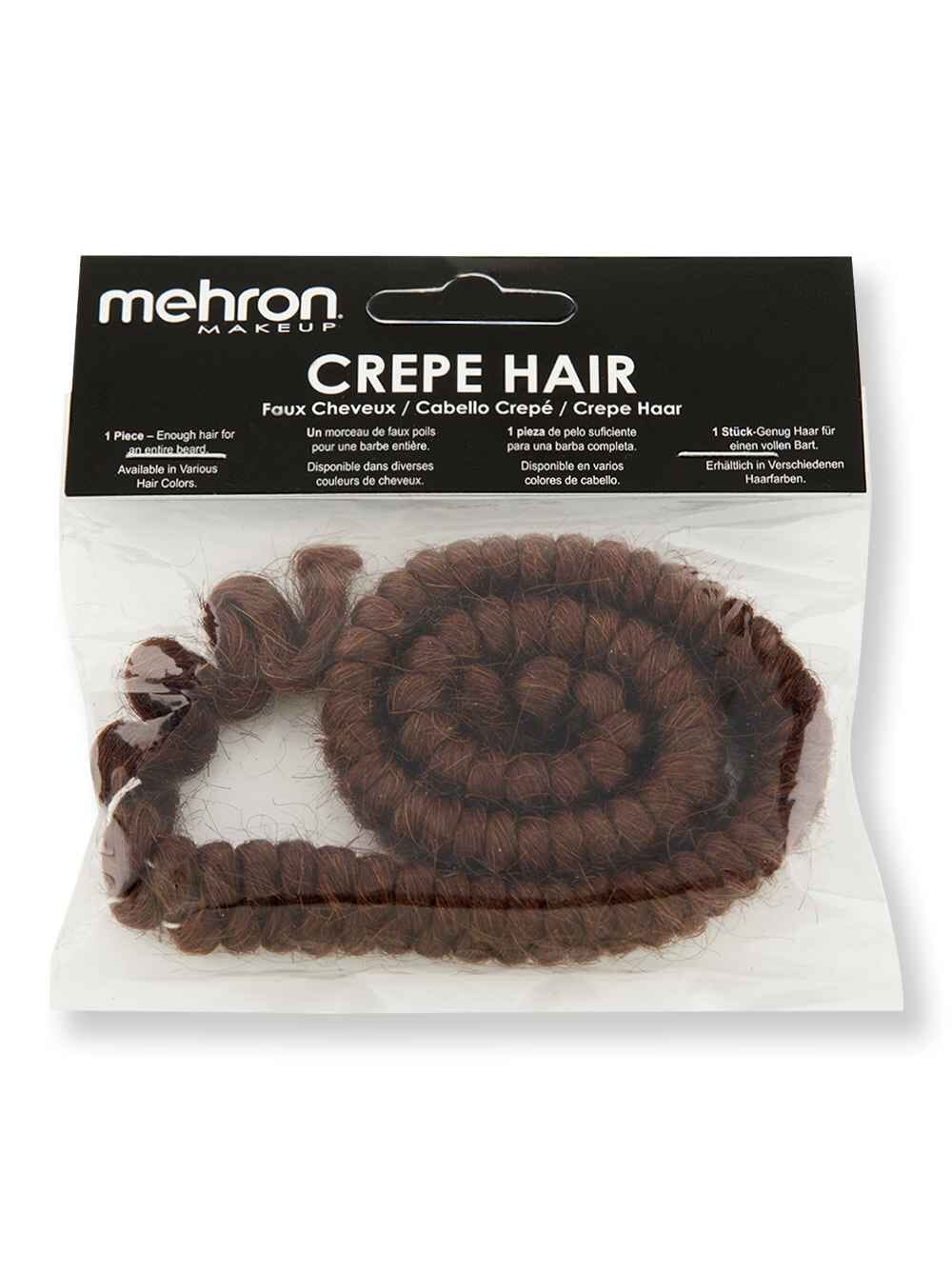 Mehron Mehron Crepe Hair Medium Brown Costume Makeup 