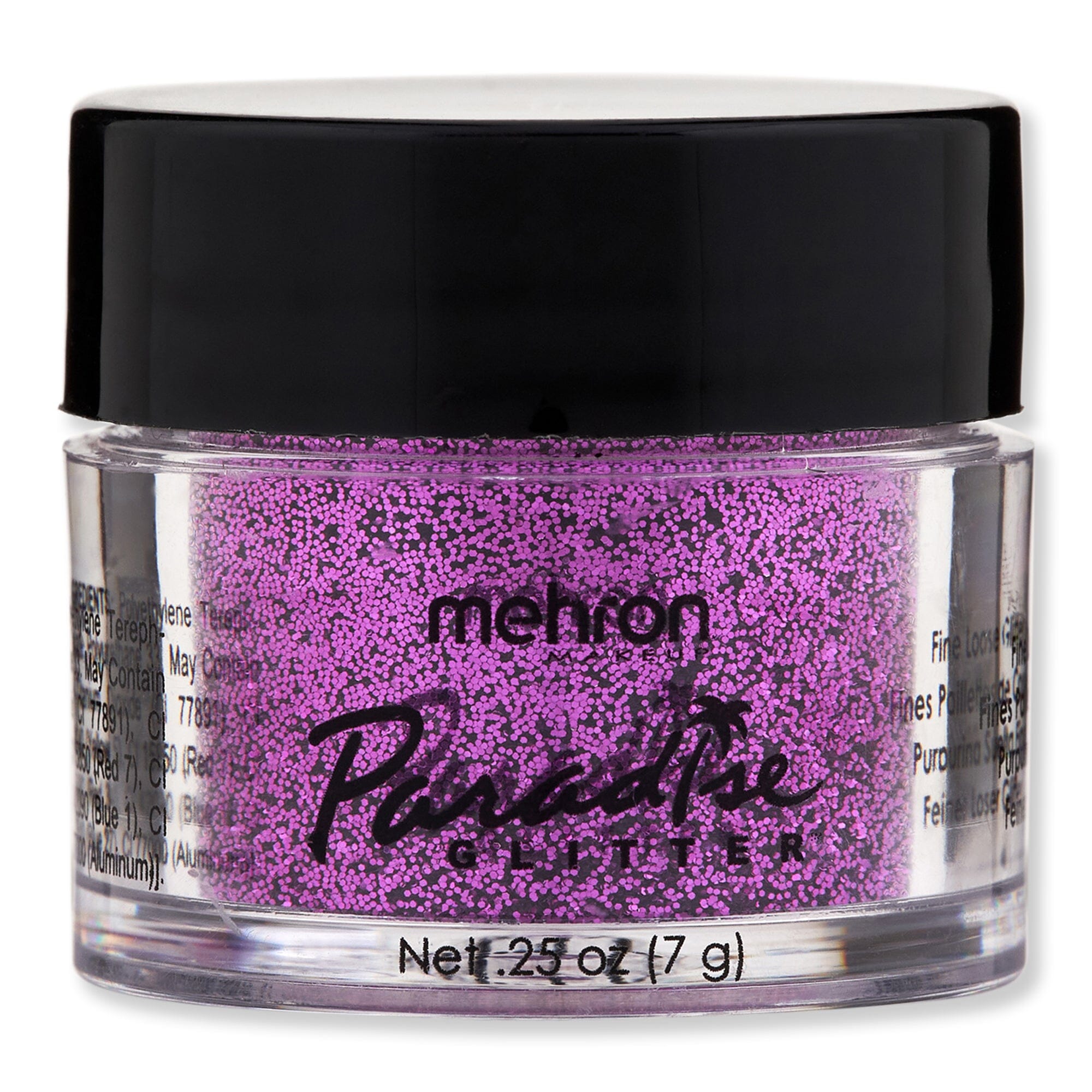 Mehron Mehron Paradise Makeup AQ Glitter .25 oz Fuchsia Costume Makeup 