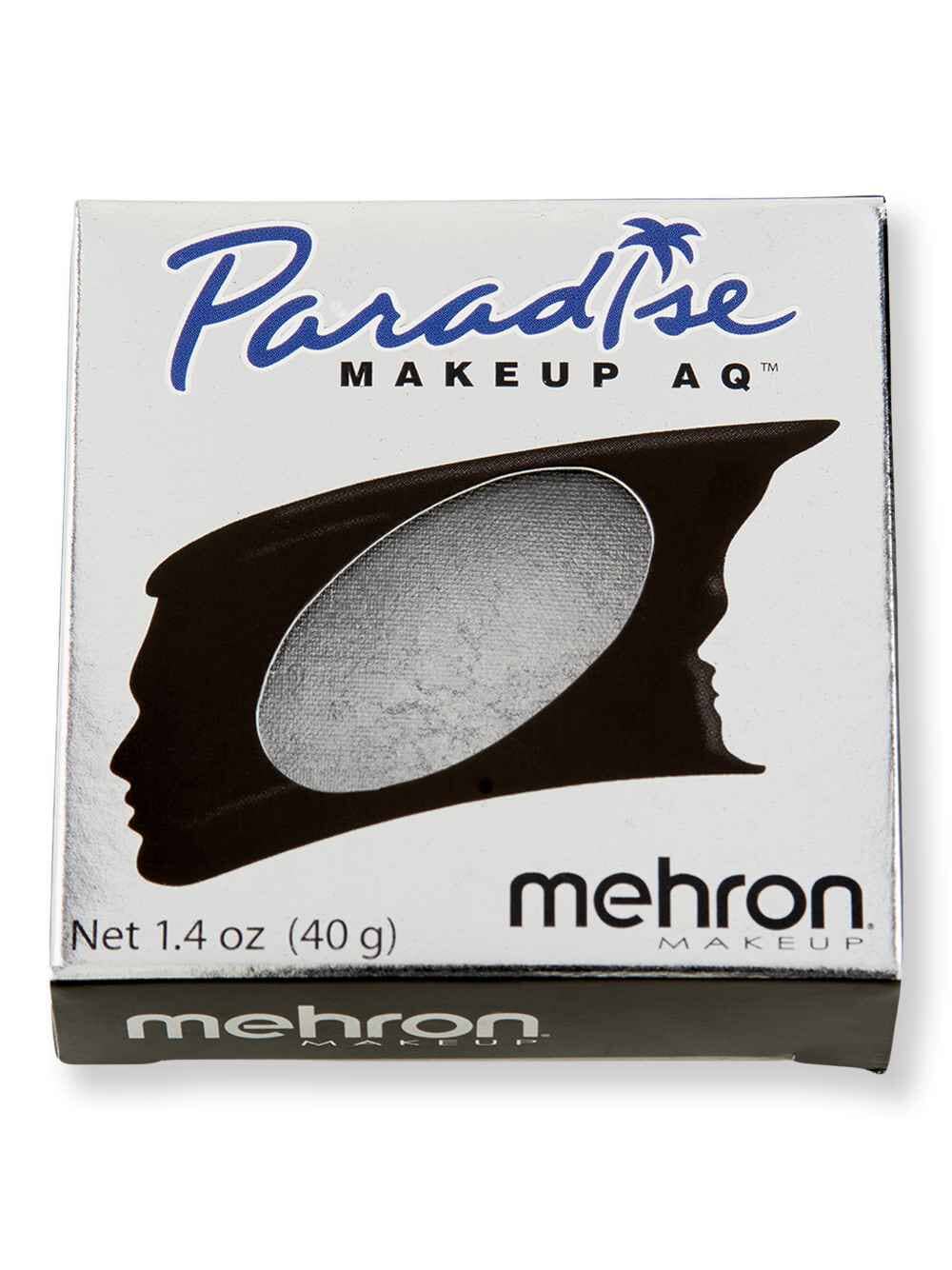 Mehron Mehron Paradise Makeup AQ Professional Size Brillant Series 1.4 oz Argente/Silver Costume Makeup 