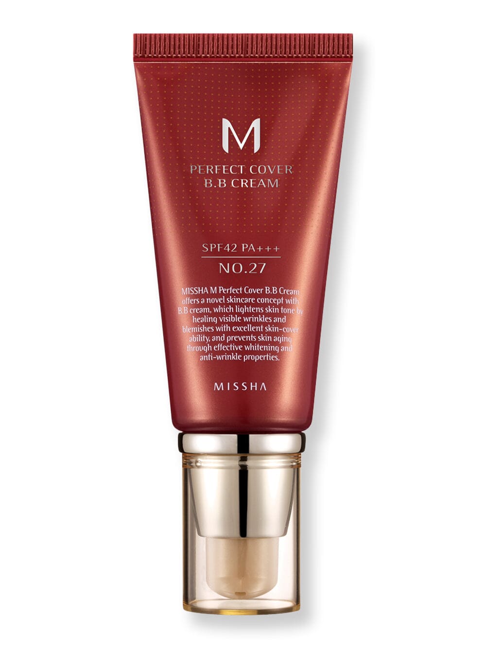 MISSHA MISSHA M Perfect Cover BB Cream SPF 42 PA+++ 50 ml No.27 Honey Beige BB & CC Creams 