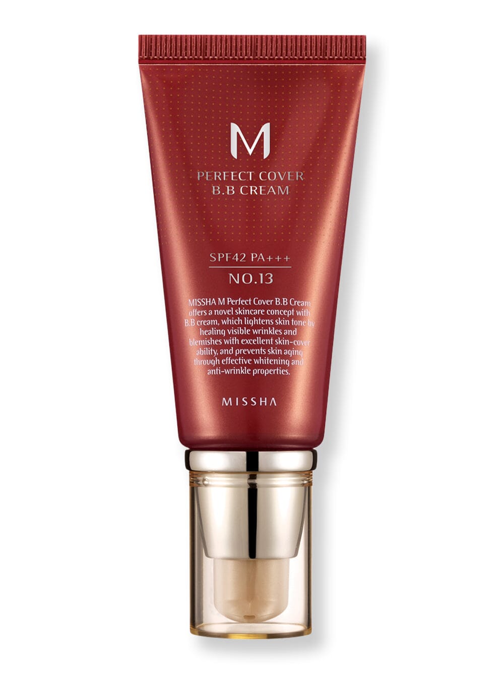 MISSHA MISSHA M Perfect Cover BB Cream SPF 42 PA+++ BB & CC Creams 50 ml No.13 Bright Beige 