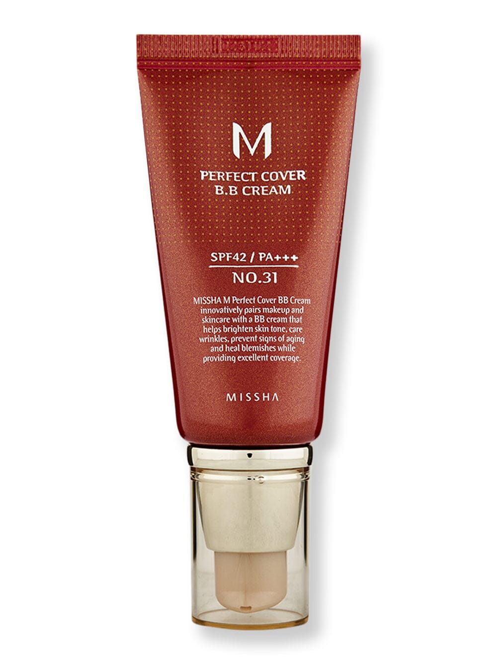 MISSHA MISSHA M Perfect Cover BB Cream SPF 42 PA+++ BB & CC Creams 50 ml No.31 Golden Beige 