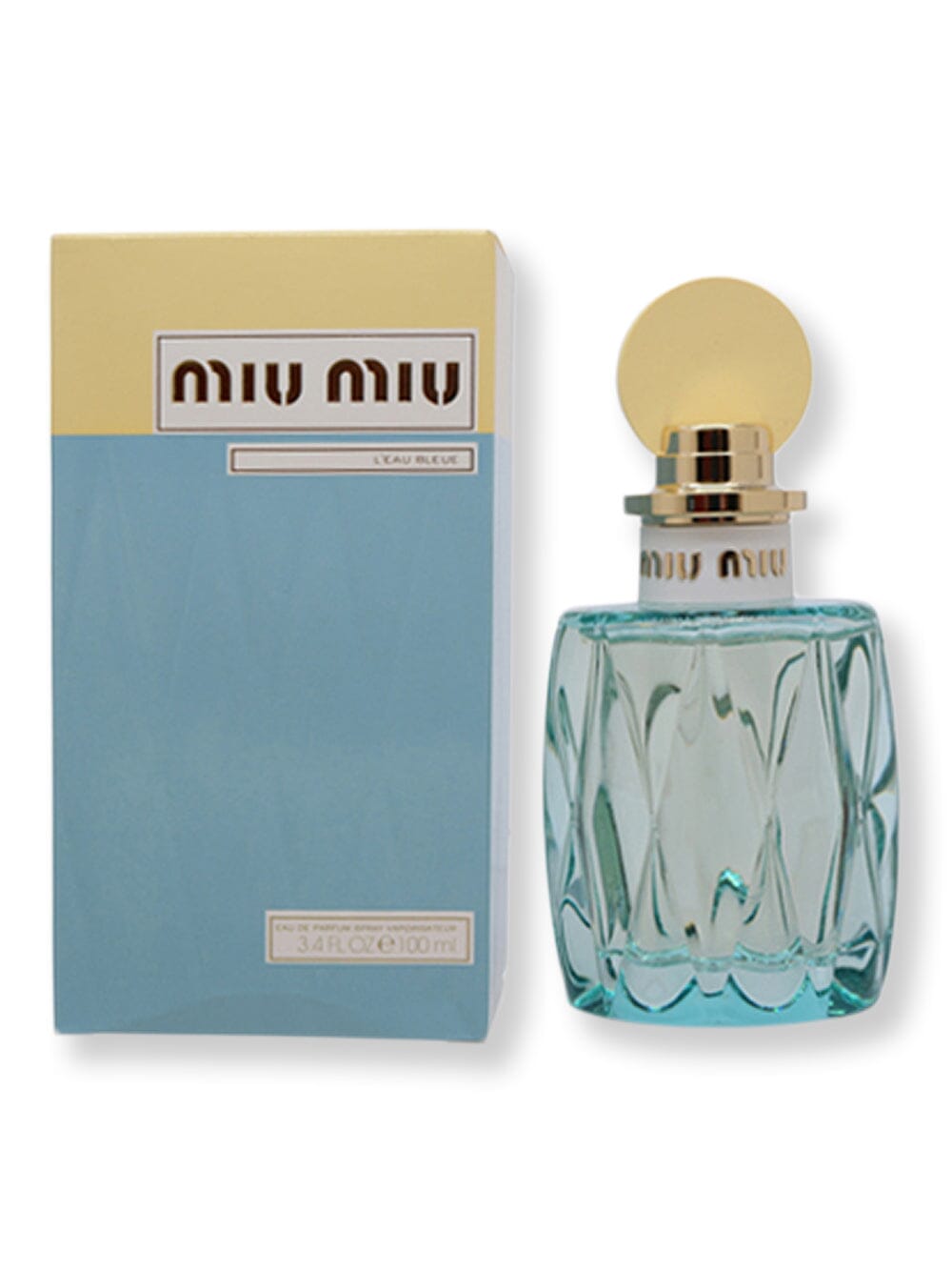 Miuccia Prada Miuccia Prada Miu Miu L'eau Bleue EDP Spray 3.4 oz100 ml Perfume 