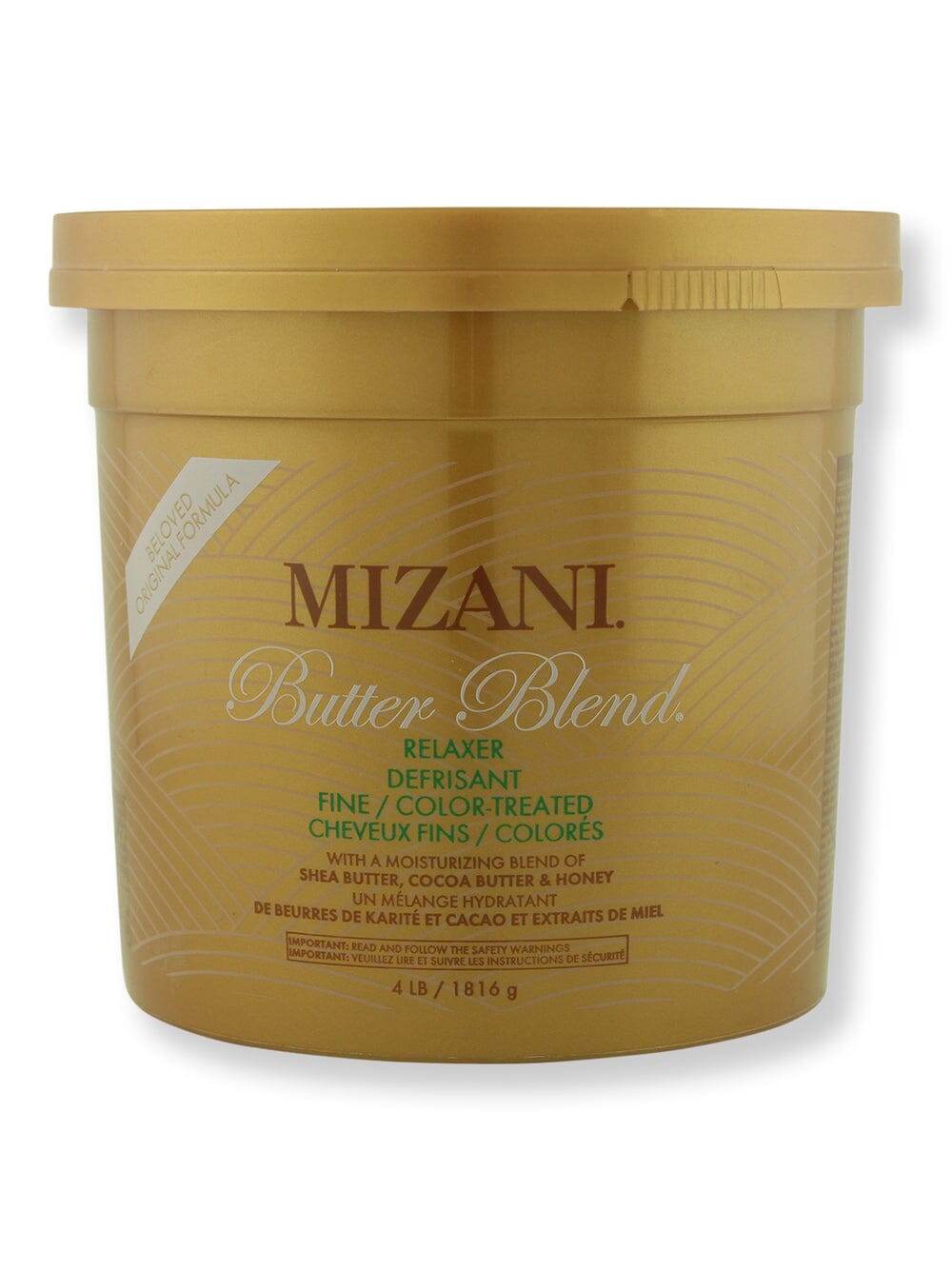 Mizani Mizani Butter Blend Relaxer Fine Color Treated 64 oz 4 lb Hair & Scalp Repair 