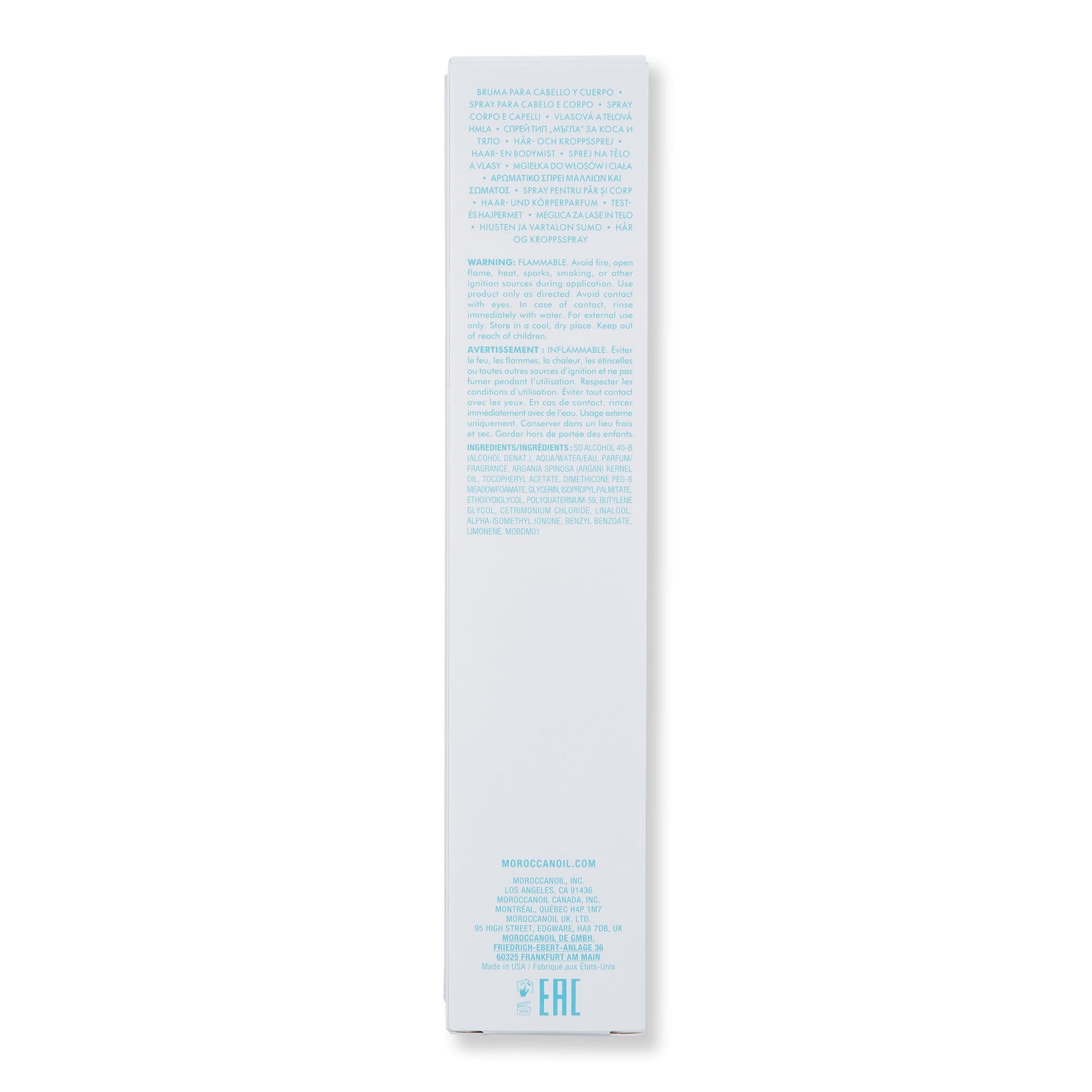 Moroccanoil Moroccanoil Brumes Du Maroc Hair & Body Fragrance Mist Styling Treatments 