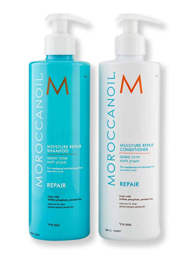Moroccanoil Moroccanoil Moisture Repair Shampoo & Conditioner 16.9 oz Hair Care Value Sets 