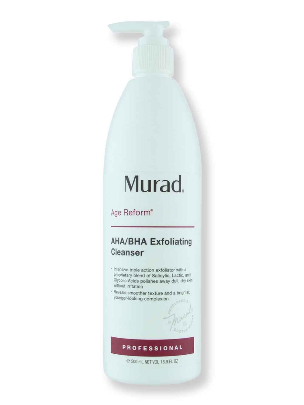 Murad Murad AHA BHA Exfoliating Cleanser 16.9 oz 500 ml Face Cleansers 