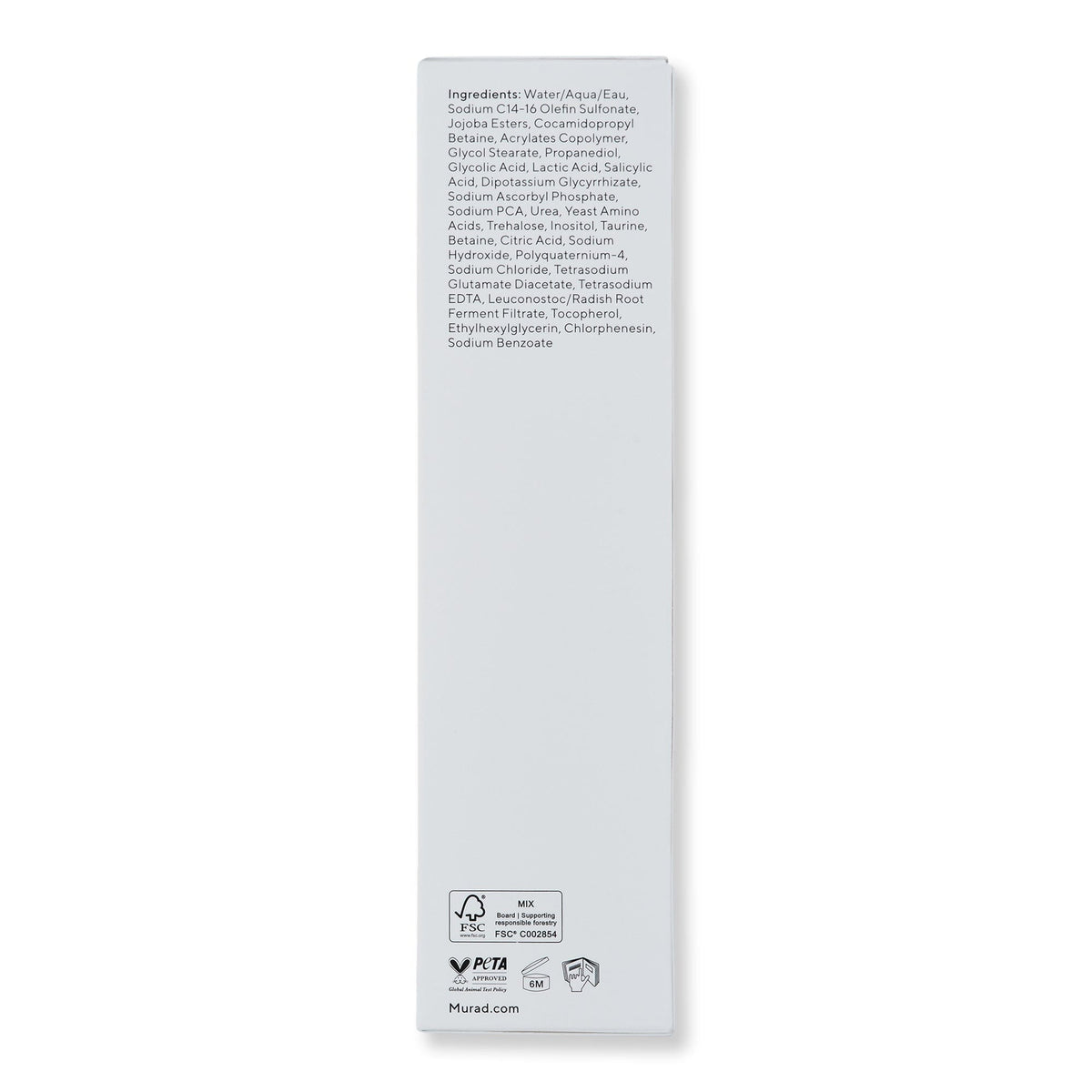 Murad Murad AHA BHA Exfoliating Cleanser Face Cleansers 