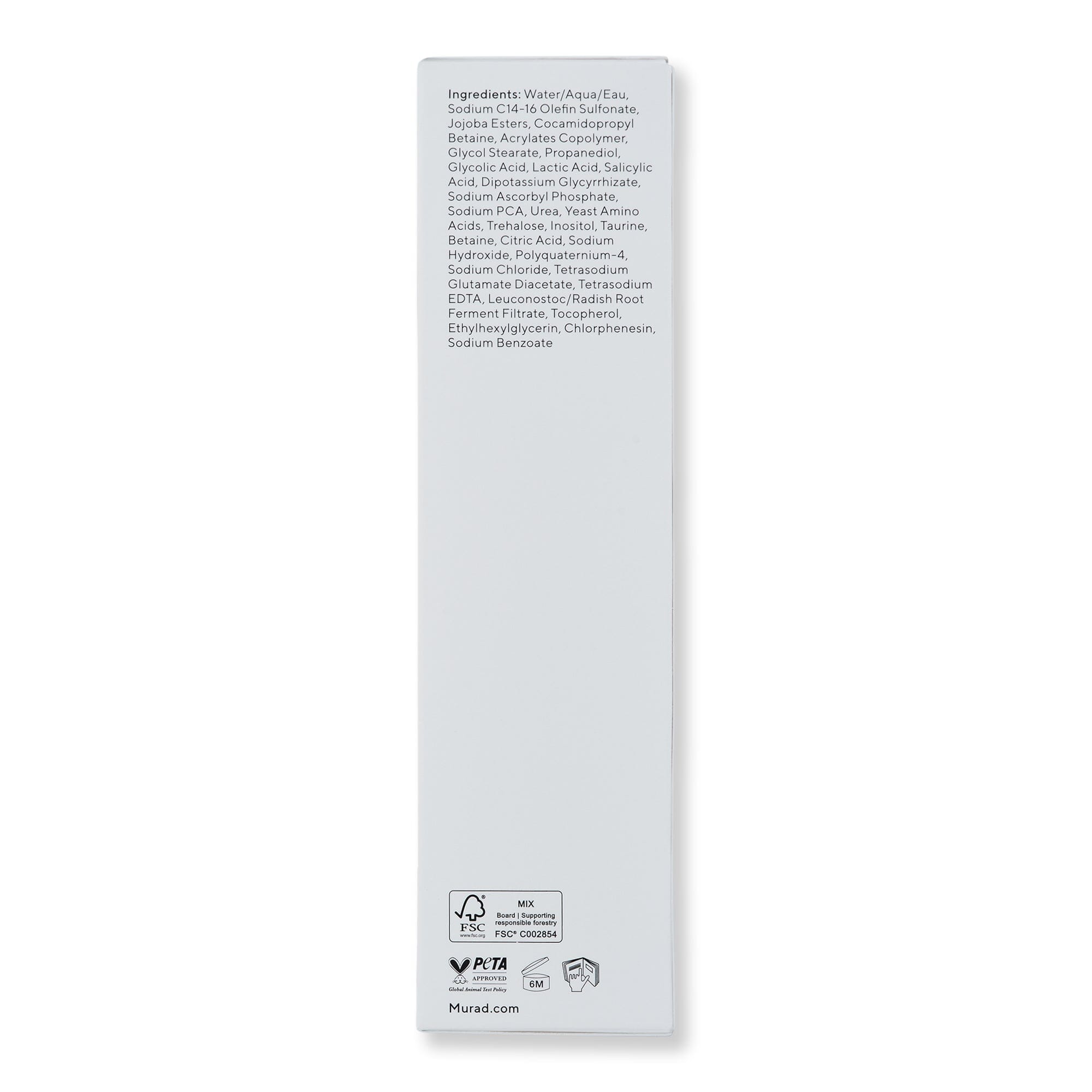 Murad Murad AHA BHA Exfoliating Cleanser Face Cleansers 