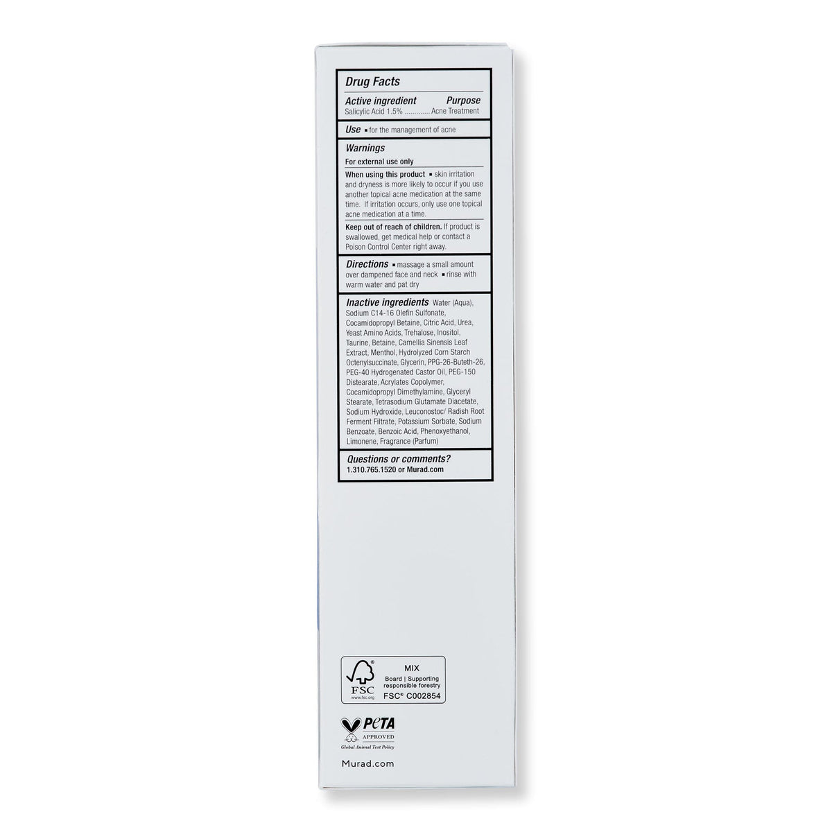 Murad Murad Clarifying Cleanser Face Cleansers 