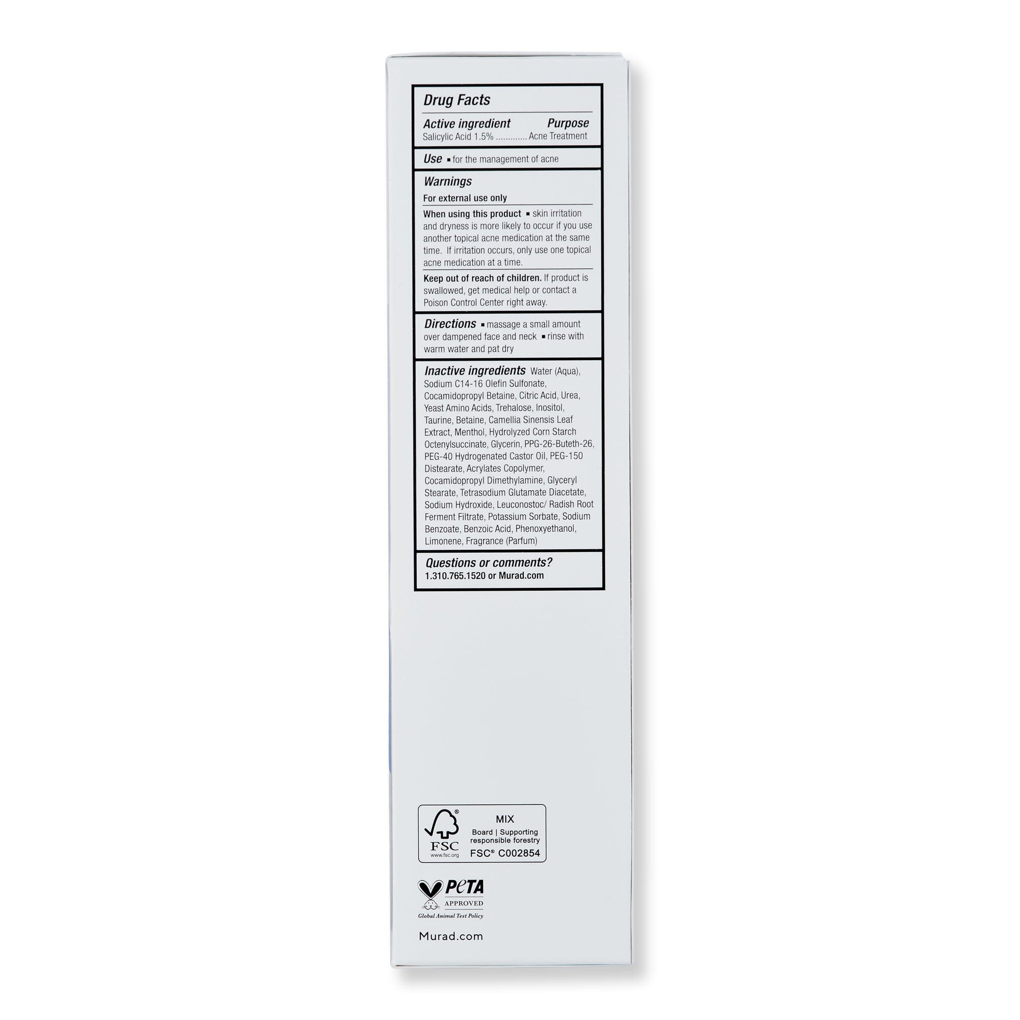 Murad Murad Clarifying Cleanser Face Cleansers 