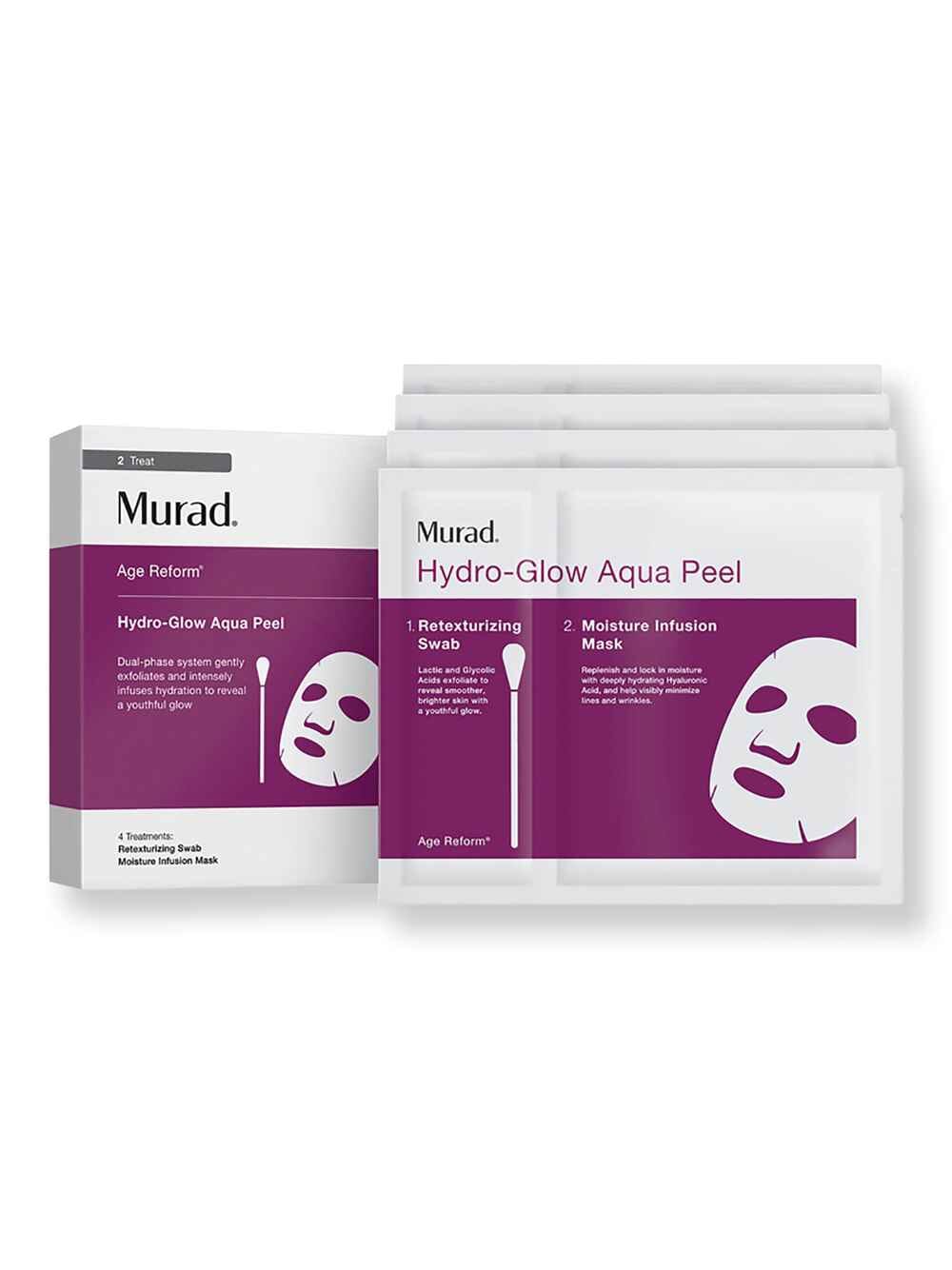 Murad Murad Hydro-Glow Aqua Peel 4 ct Exfoliators & Peels 