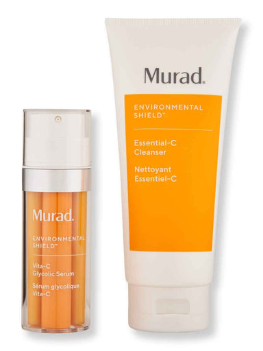 Murad Murad Vita-C Glycolic Brightening Serum 1 oz & Essential-C Cleanser 6.75 oz Skin Care Kits 