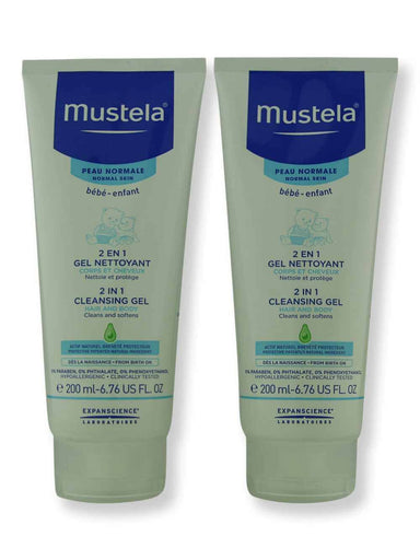 Mustela Mustela 2 in 1 Cleansing Gel 2 ct 6.7 fl oz Baby Shampoos & Washes 