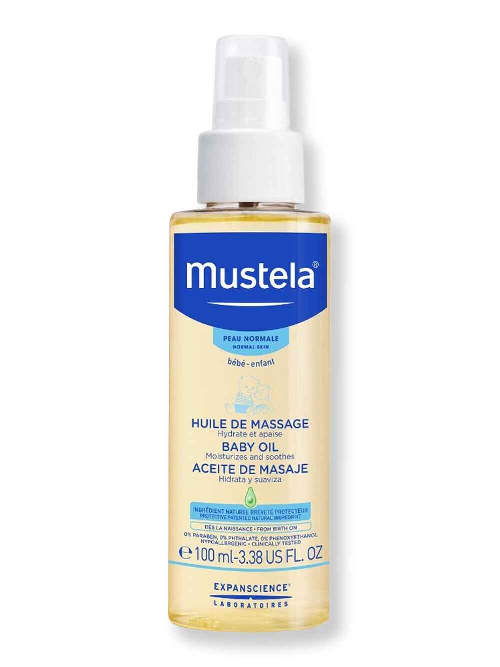 Mustela Mustela Baby Oil 3.4 oz100 ml Baby Skin Care 