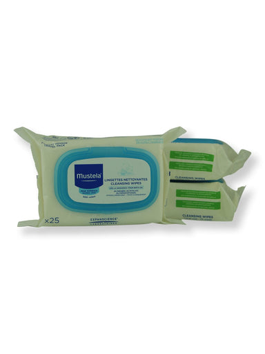 Mustela Mustela Cleansing Wipes 25 Ct 3-Pack Baby Skin Care 