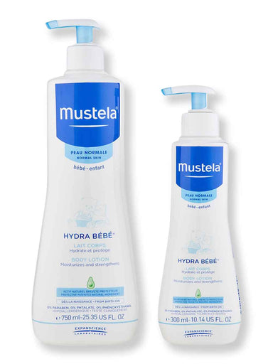 Mustela Mustela Hydra Bebe Body Lotion 750 ml & 300 ml Baby Skin Care 
