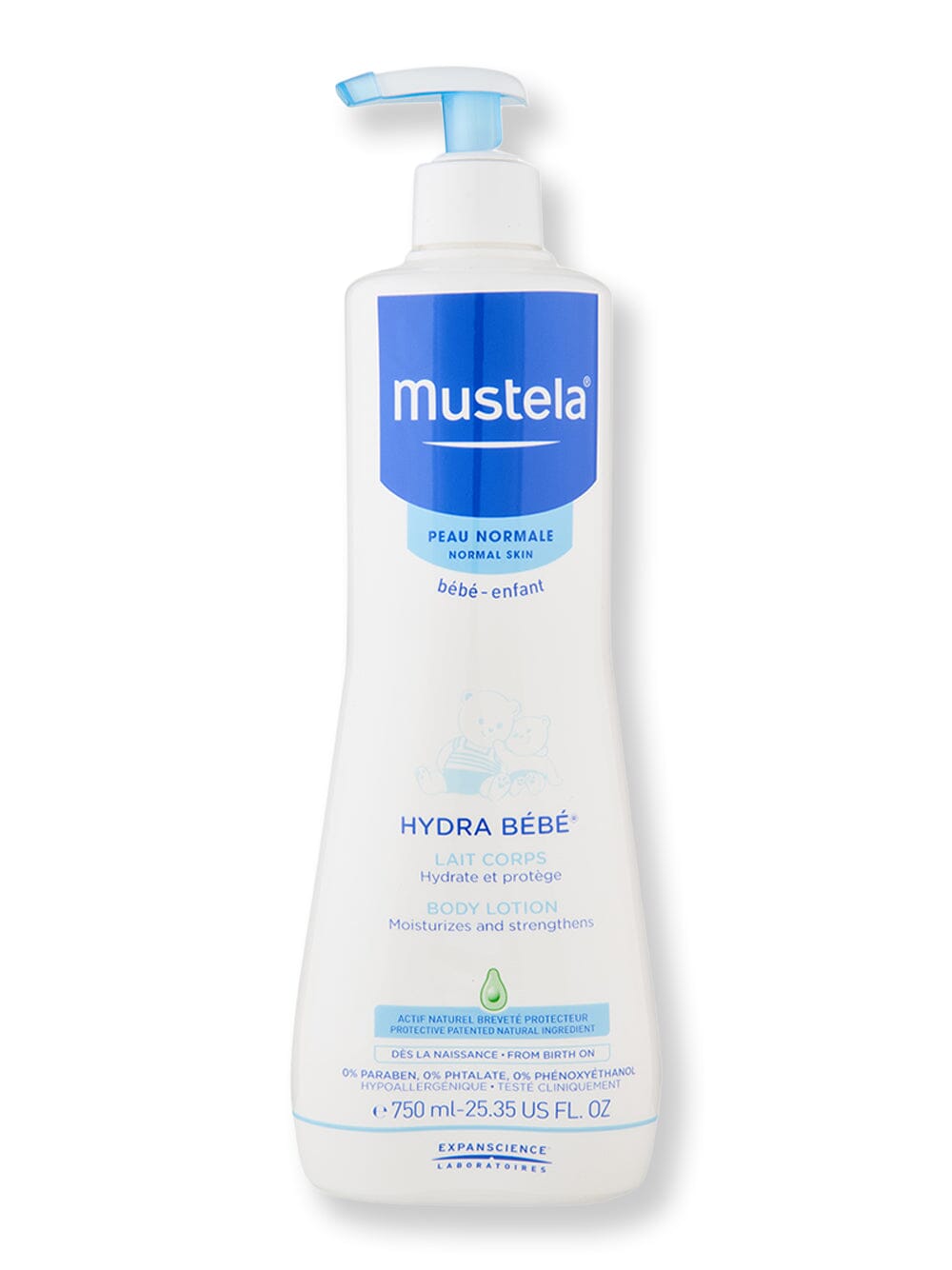 Mustela Mustela Hydra Bebe Body Lotion Baby Skin Care 25.35 oz / 750 ml 