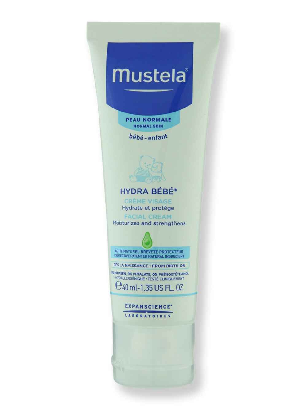 Mustela Mustela Hydra Bebe Face Cream 1.4 oz40 ml Baby Skin Care 