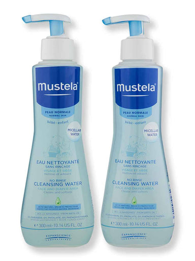 Mustela Mustela No-Rinse Cleansing Micellar Water 2 Ct 10.14 oz Baby Skin Care 