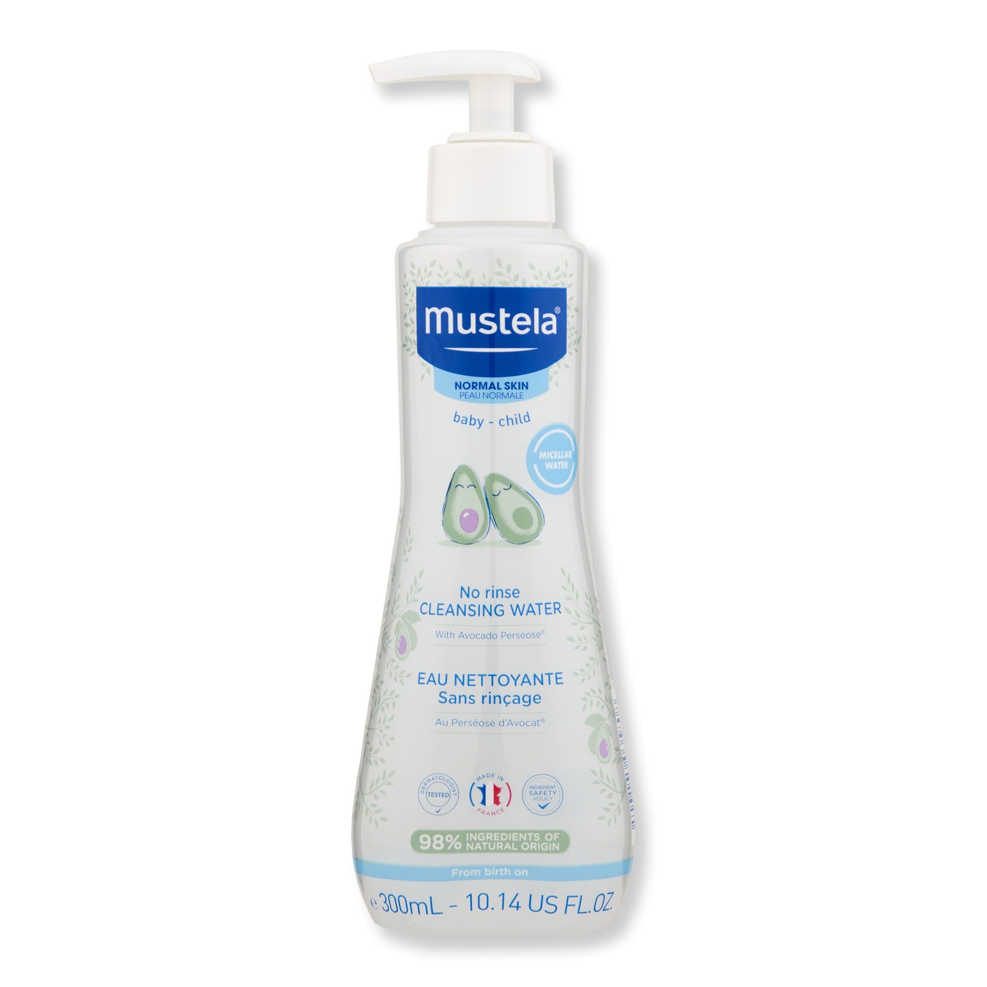 Mustela Mustela No-Rinse Cleansing Water 10.14 oz 300 ml Baby Shampoos & Washes 