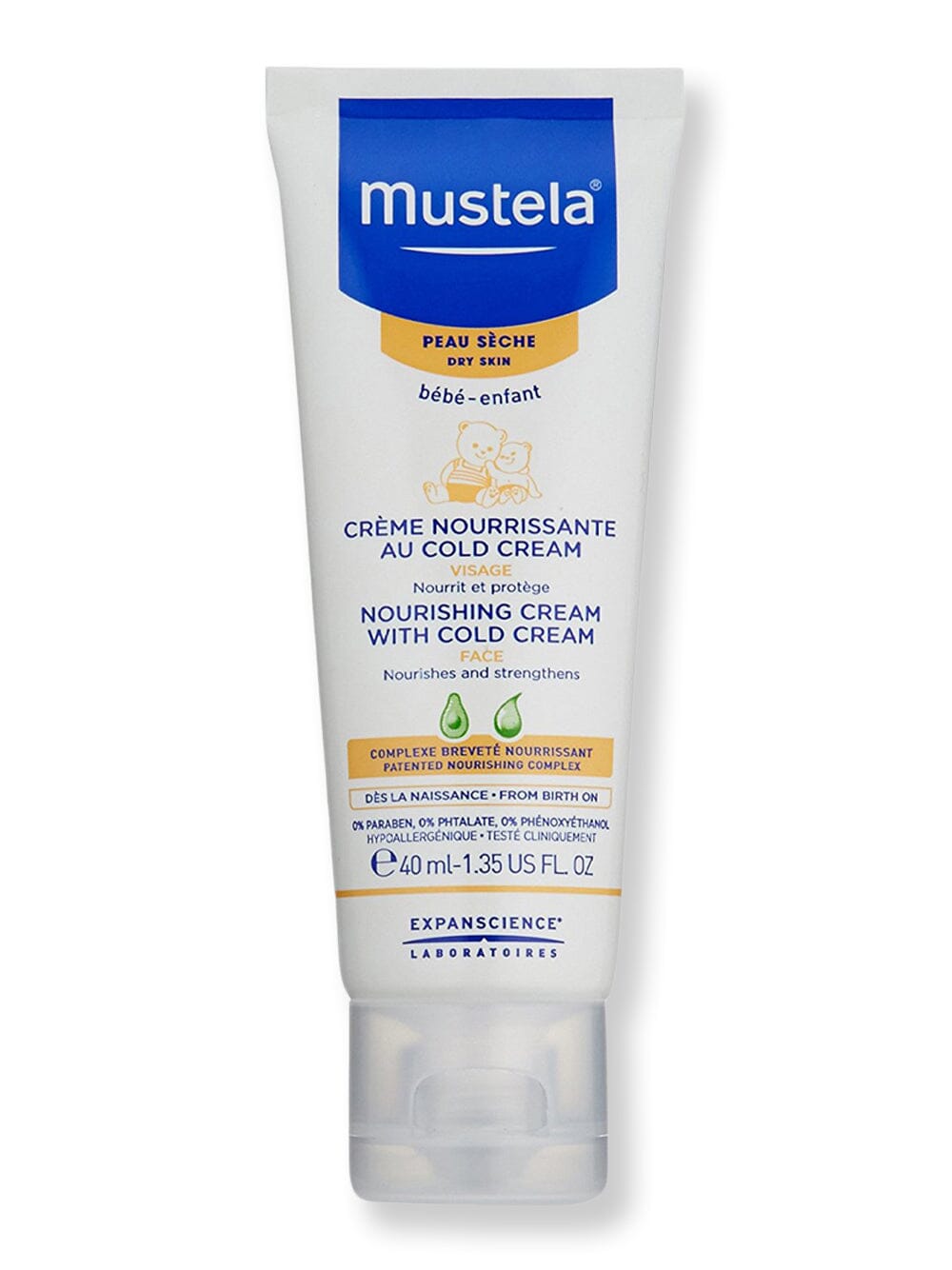 Mustela Mustela Nourishing Cream With Cold Cream Face 1.35 oz 40 ml Baby Skin Care 