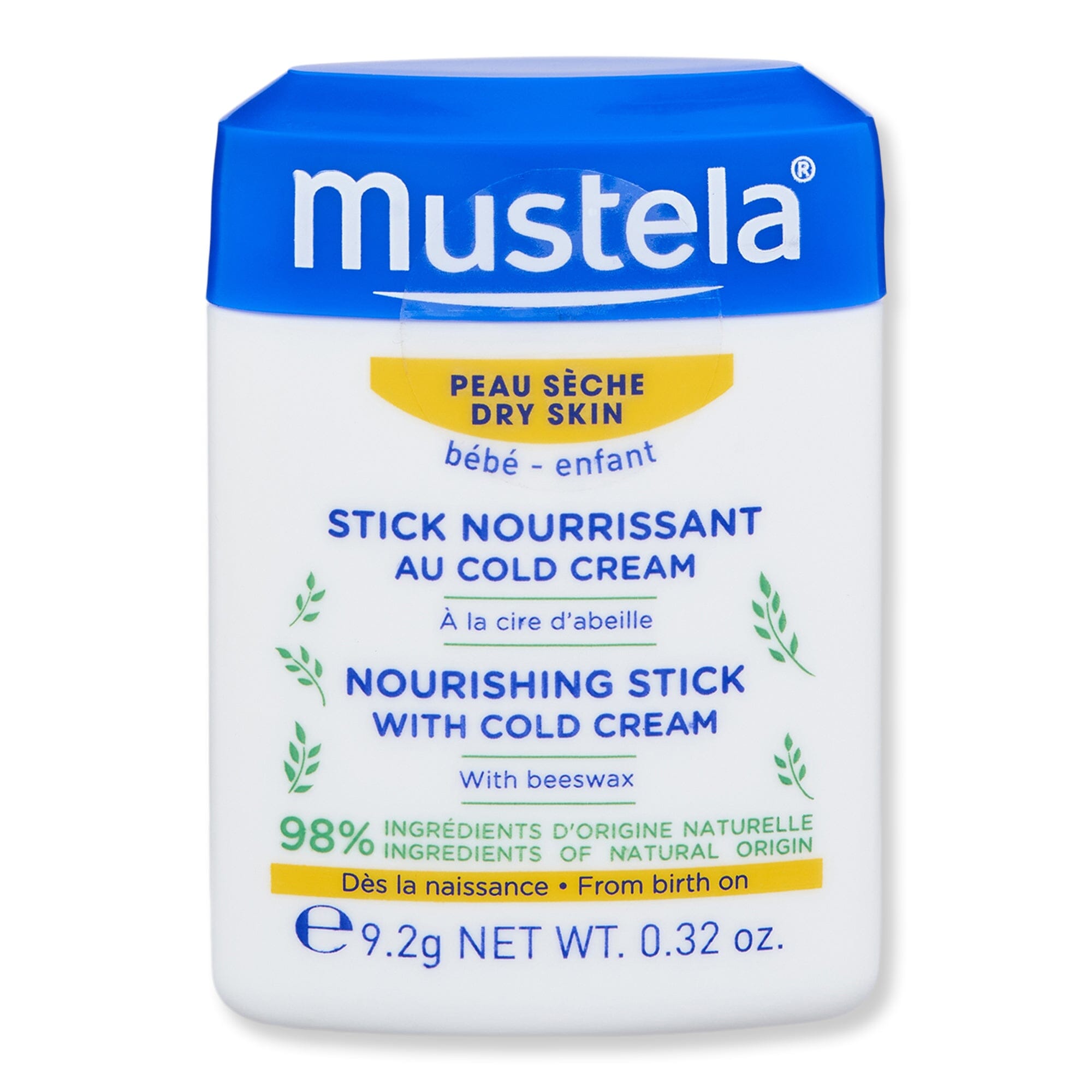 Mustela Mustela Nourishing Stick with Cold Cream .32 oz Baby Skin Care 