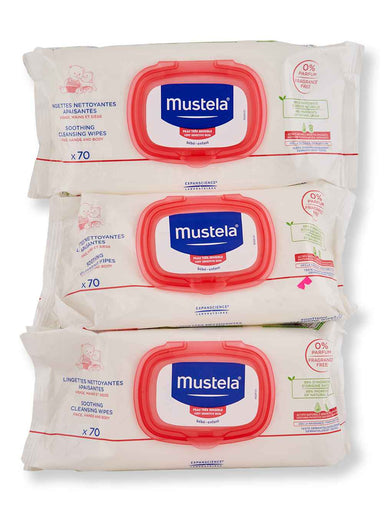 Mustela Mustela Soothing Cleansing Wipes 70 Ct Pack of 3 Baby Skin Care 