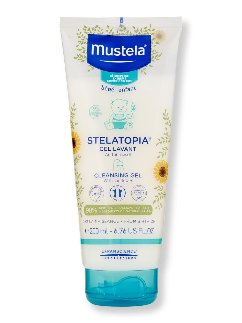 Mustela Mustela Stelatopia Cleansing Gel 6.7 oz 200 ml Shower Gels & Body Washes 