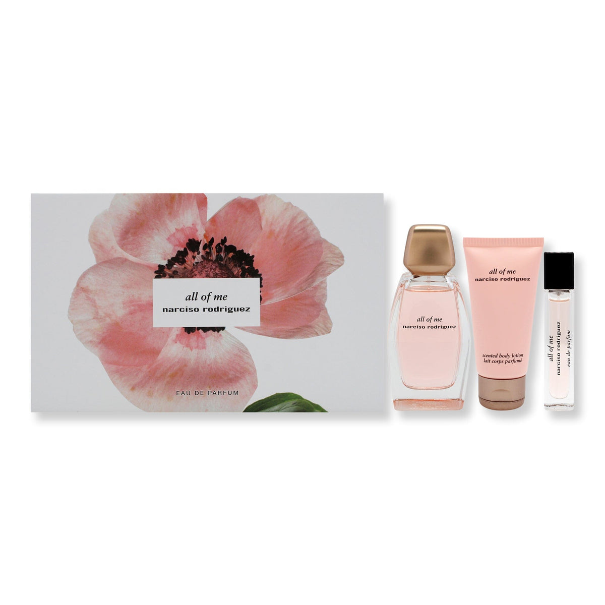 Narciso Rodriguez Narciso Rodriguez All Of Me 3 Piece Gift Set For Women Perfume 3 oz 