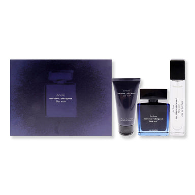 Narciso Rodriguez Narciso Rodriguez Bleu Noir 3 Piece Gift Set For Men Perfume 