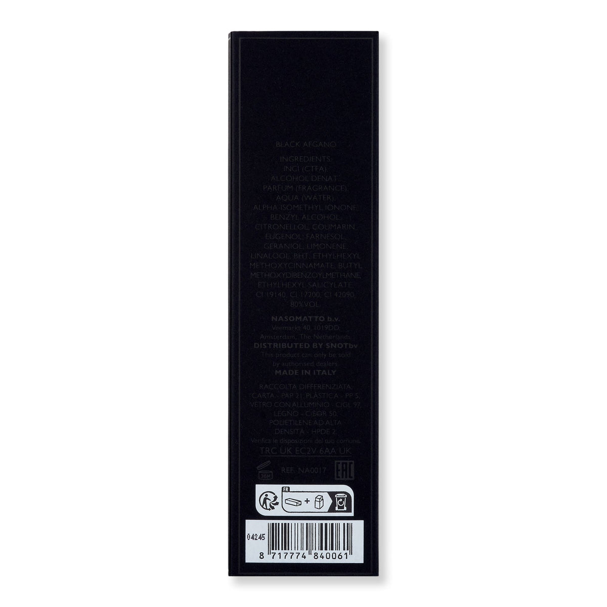 Nasomatto Nasomatto Black Afgano Extrait de Parfum Perfume 