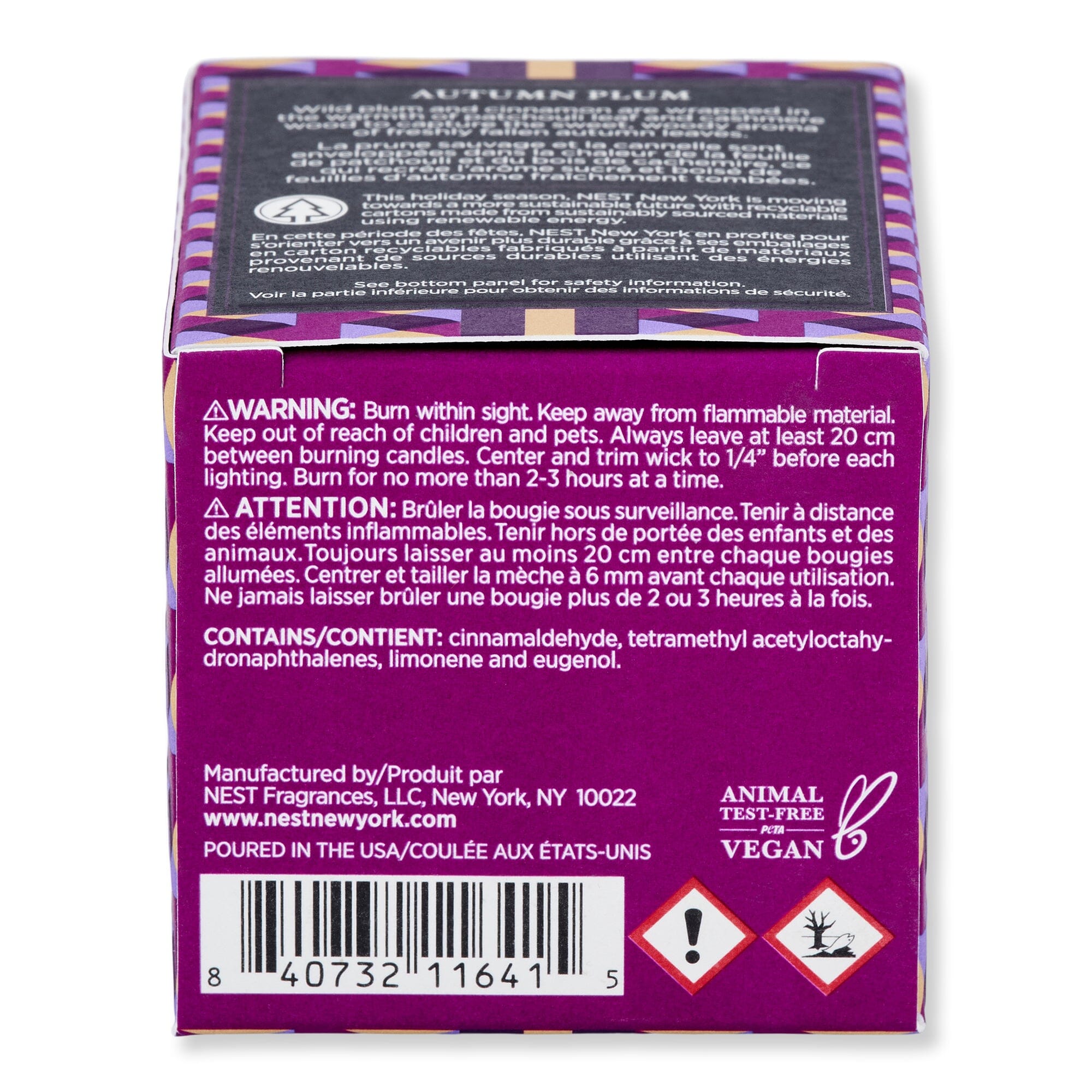 NEST New York NEST New York Autumn Plum Votive Candle 2 oz Candles & Diffusers 