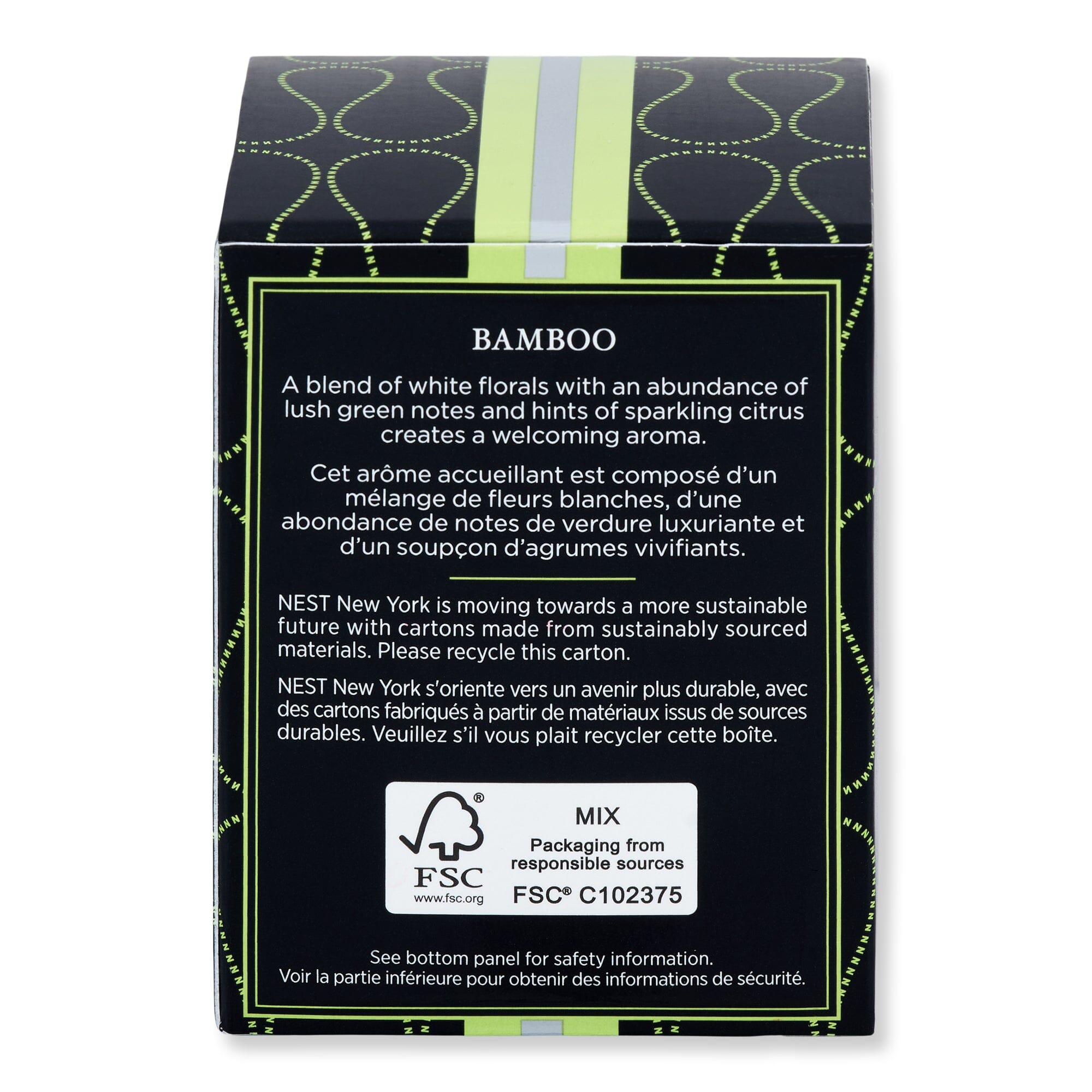 NEST New York NEST New York Bamboo Votive Candle 2 oz Candles & Diffusers 