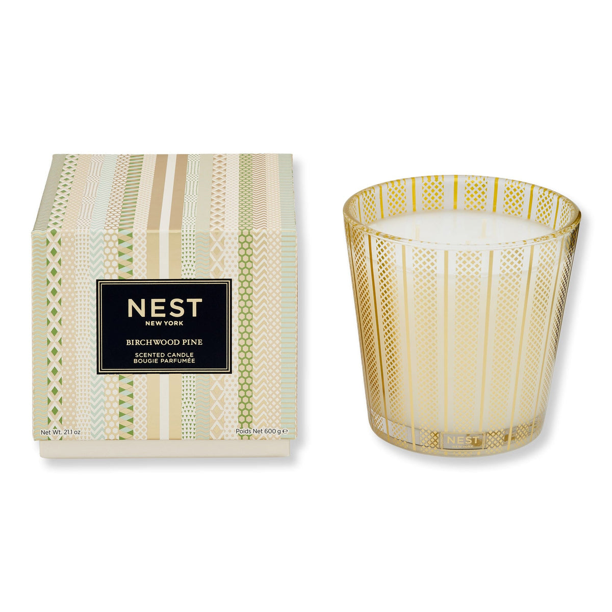 NEST New York NEST New York Birchwood Pine 3-Wick Candle Candles & Diffusers 