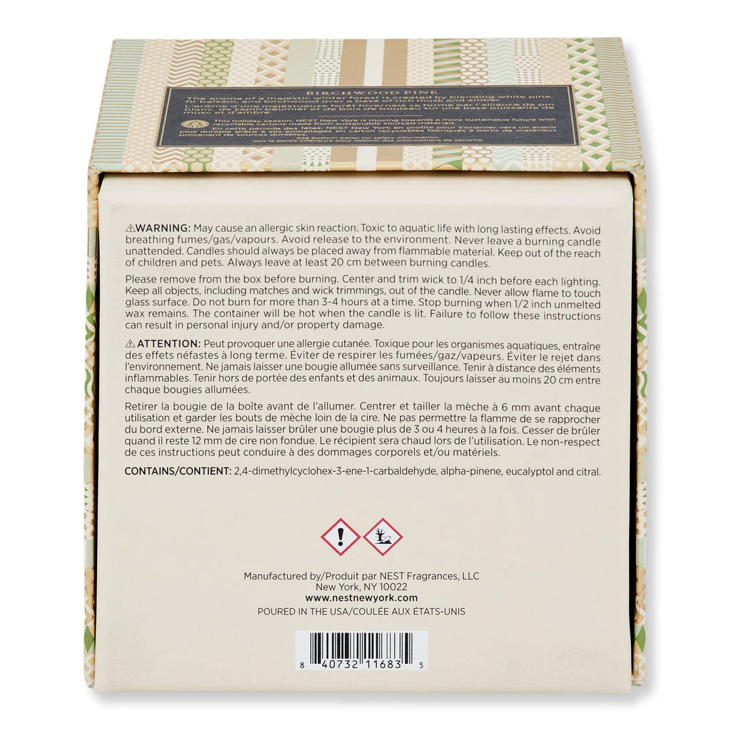 NEST New York NEST New York Birchwood Pine 3-Wick Candle Candles & Diffusers 