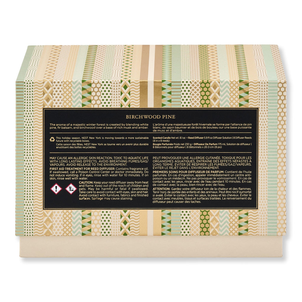NEST New York NEST New York Birchwood Pine Classic Candle & Diffuser Set Candles & Diffusers 