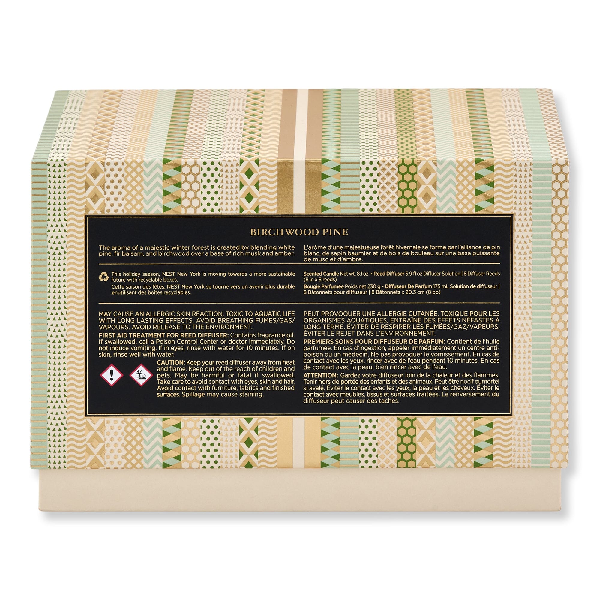 NEST New York NEST New York Birchwood Pine Classic Candle & Diffuser Set Candles & Diffusers 