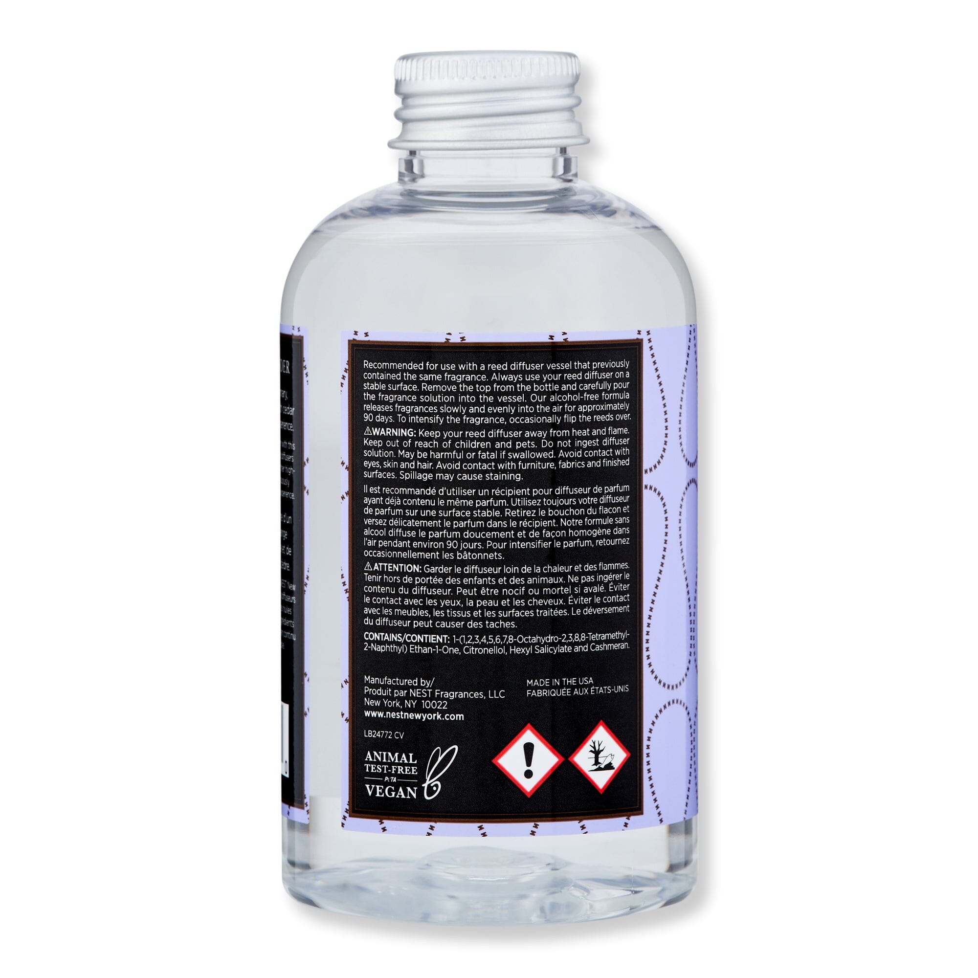 NEST New York NEST New York Cedar Leaf & Lavender Reed Diffuser Refill 5.9 fl oz 175 ml Candles & Diffusers 