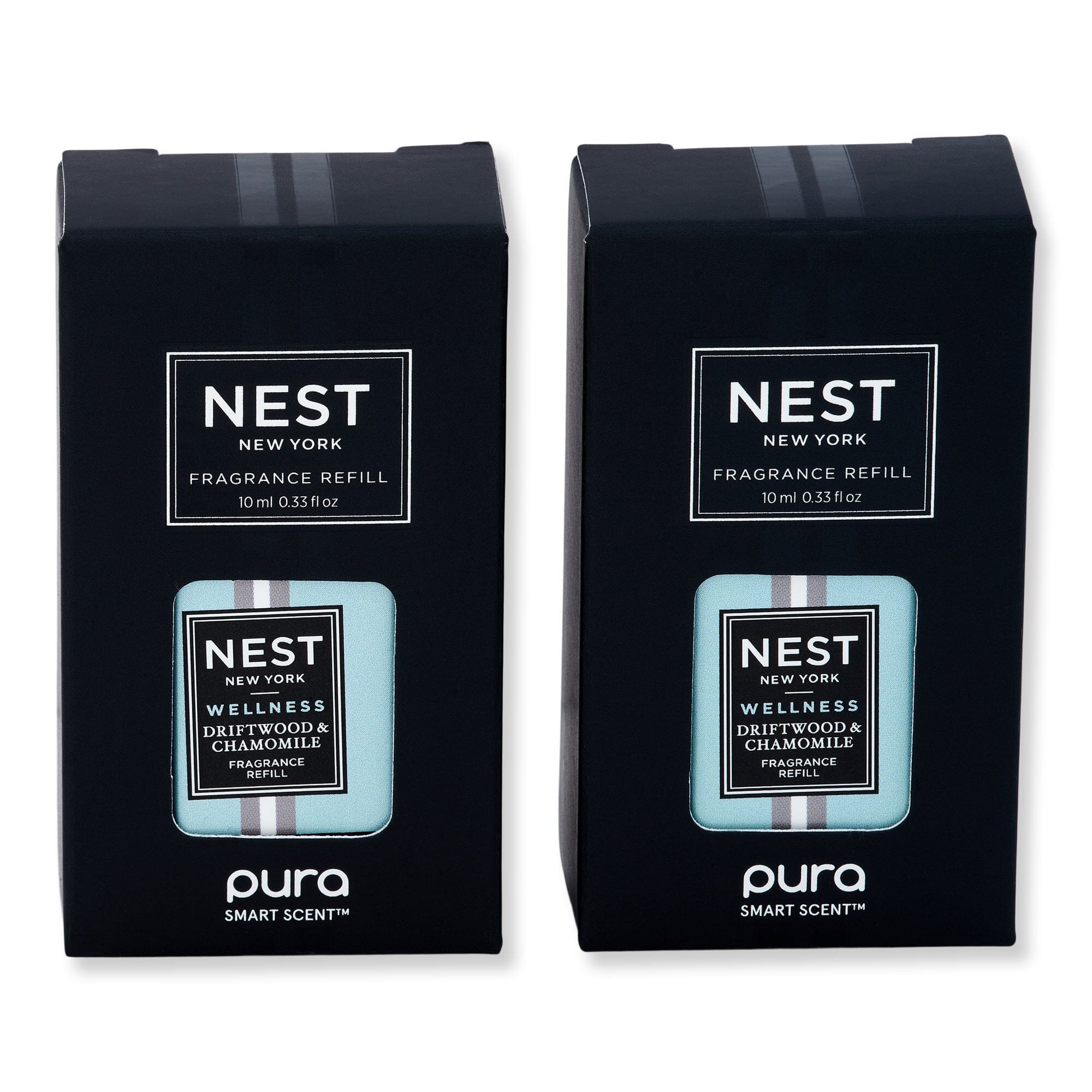 NEST New York NEST New York Driftwood & Chamomile Refill Duo for Pura Smart Home Fragrance Diffuser Candles & Diffusers 0.33 fl oz 2 Ct 