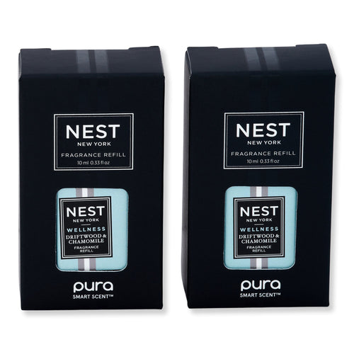 NEST New York NEST New York Driftwood & Chamomile Refill Duo for Pura Smart Home Fragrance Diffuser Candles & Diffusers 0.33 fl oz 2 Ct 